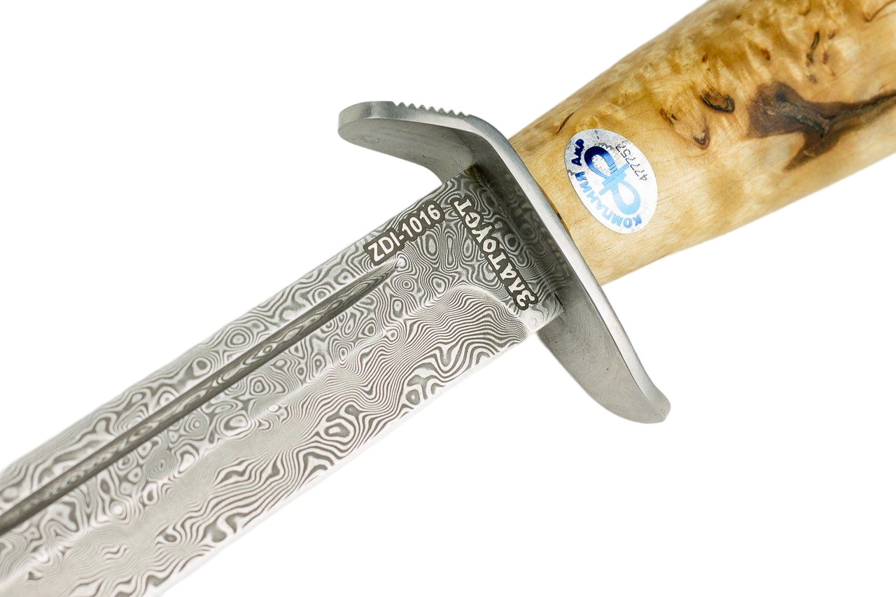 Нож "Штрафбат" карельская береза,  ZDI 1016 Златоуст