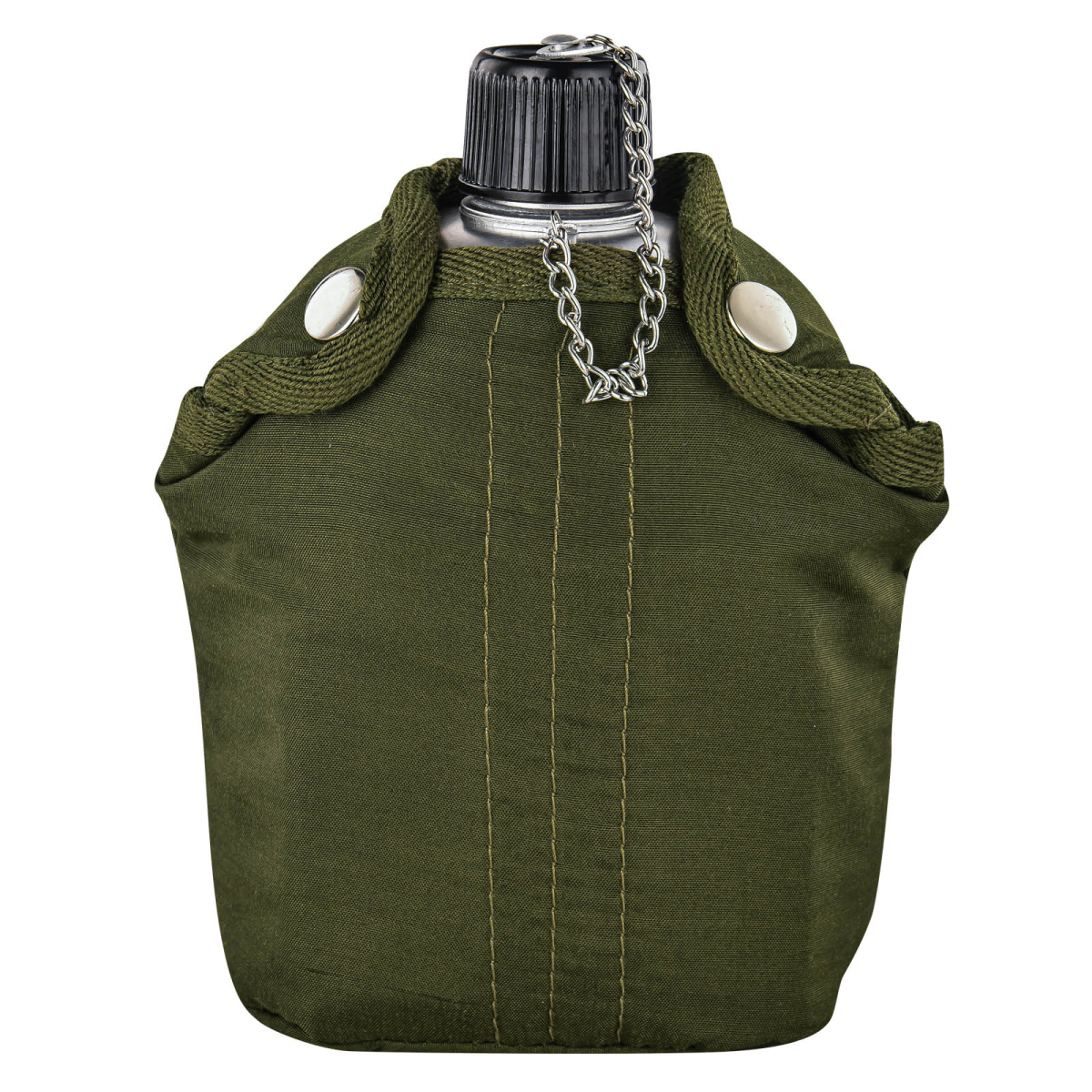 Армейская алюминиевая фляжка в чехле+котелок, 850 мл + 600 мл