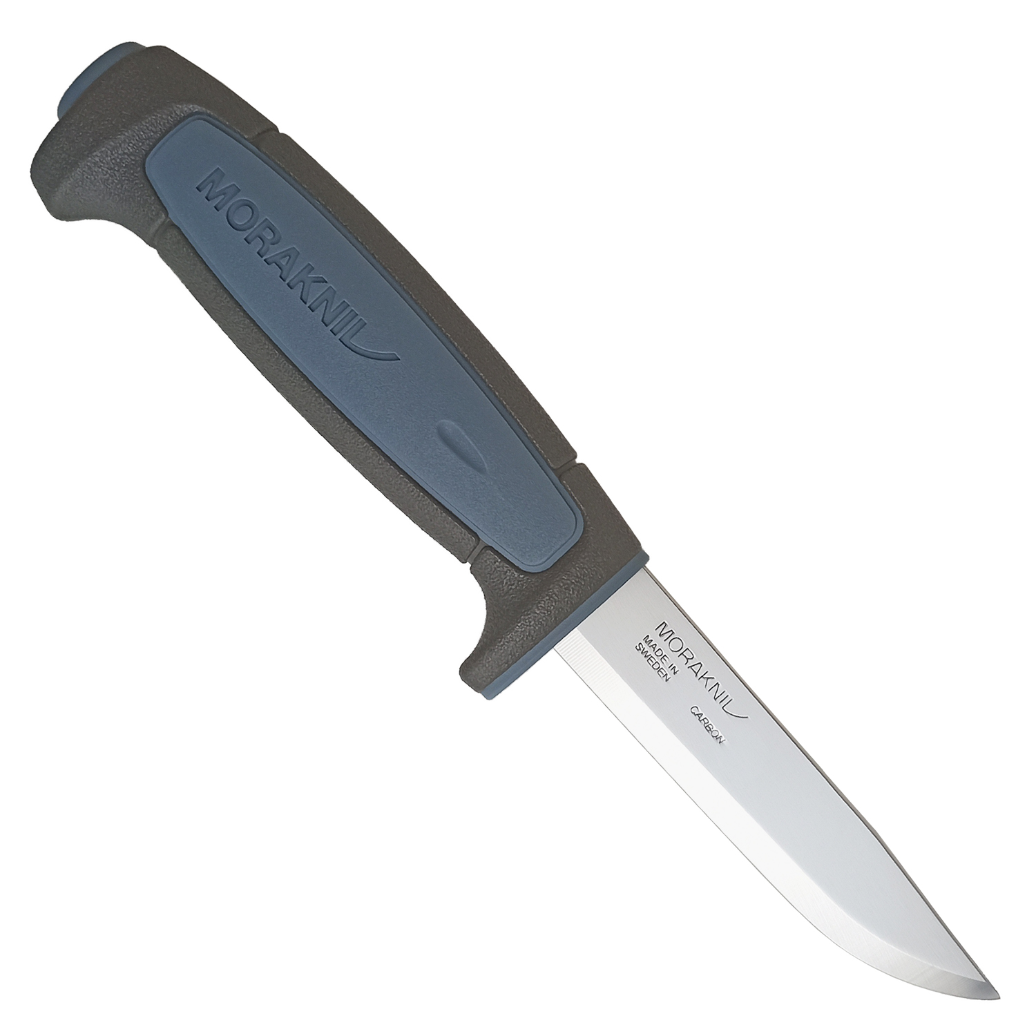 Нож Morakniv Basic 511 (Carbon) Рукоять серая, вставка голубая