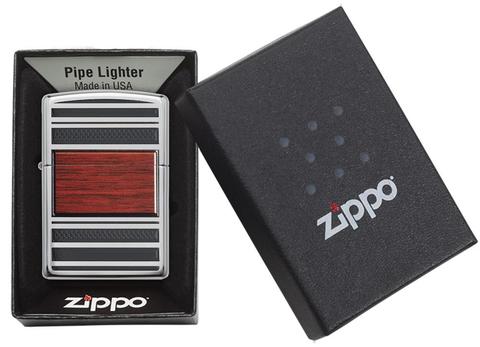 Зажигалка Zippo 28676 Pipe Steel and Wood (трубочная)