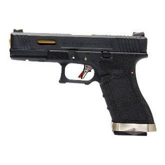 Пистолет страйкбольный (WE) Glock-17 G-Force WE-G001WET-1