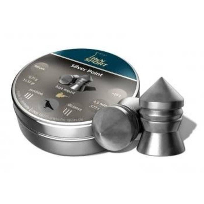 Пуля пневм. "H&N Silver point" кал. 5,5 мм, вес 1,11гр, 200шт./уп.