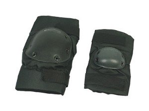 Комплект наколенники и налокотники Swat Black AS-PG0023B