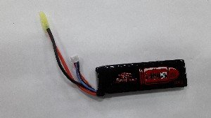 АКБ StormPower 1400mAh 7.4V 20C 102x34.5x11mm AUG, приклад весло, G36, М-серия цевье