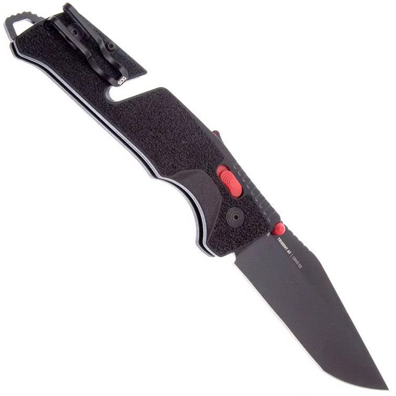 Нож складной SOG Trident MK3 Black/Red сталь D2, рукоять GRN