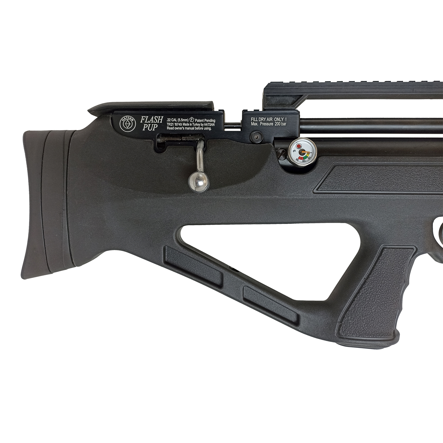 Пневматическая винтовка Hatsan Flashpup кал. 5.5 мм 3 Дж, PCP, пластик