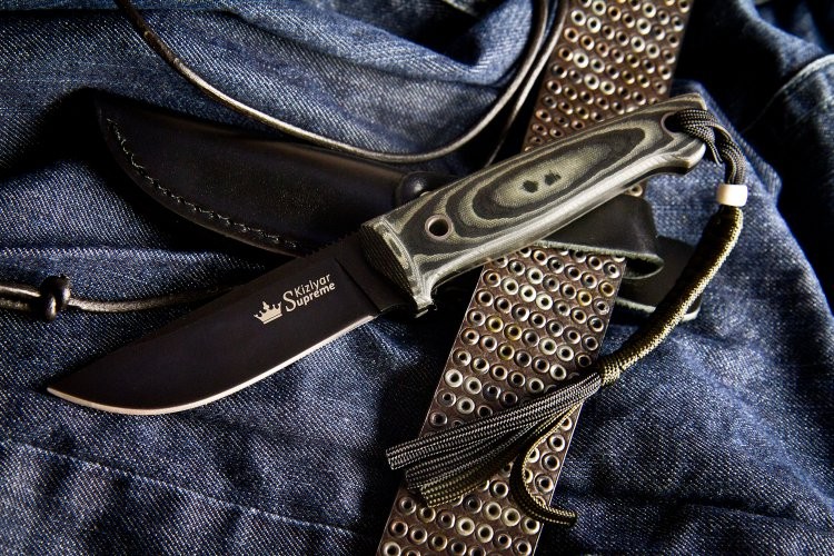 Нож Kizlyar Supreme Nikki AUS-8 Черный