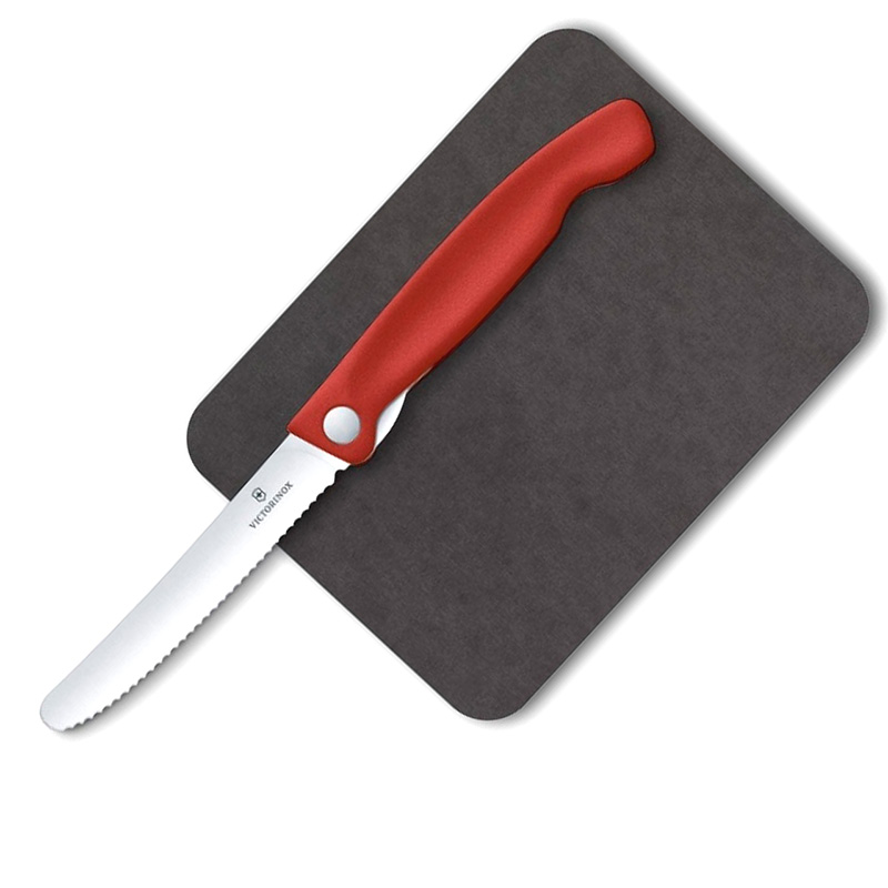 Набор Victorinox складной нож + доска, красный, 6.7191.F1