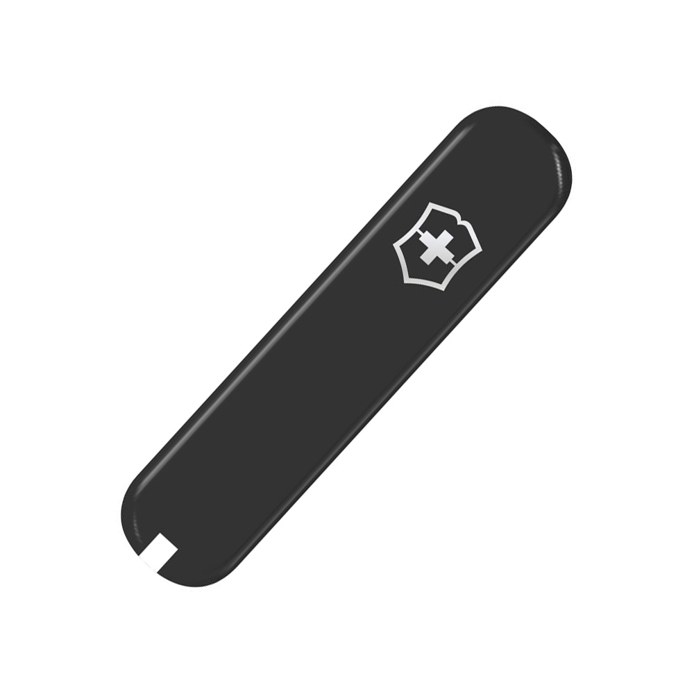 Передняя накладка для ножей Victorinox 74 мм, пластиковая, чёрная