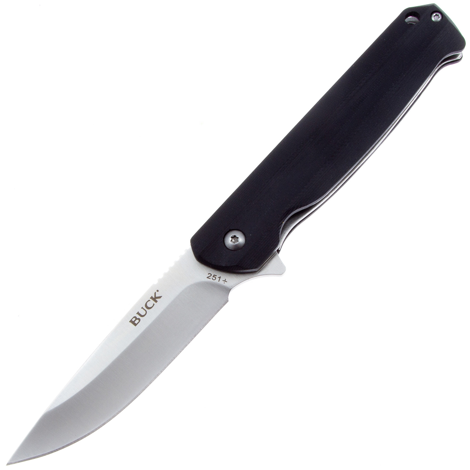 Нож Buck LANGFORD 0251BKS, рукоять черная, G10, 7Cr