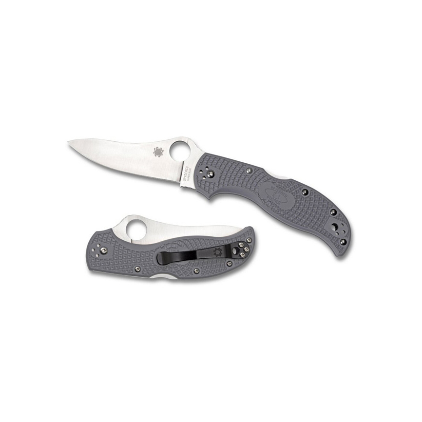 Нож Spyderco Stretch Super Blue Knife Gray FRN 90FPGYE