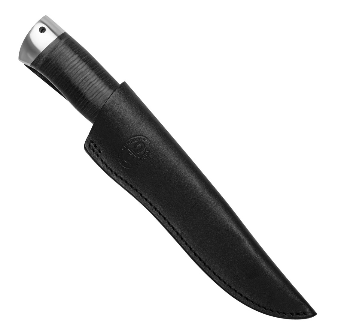 Нож "Турист" кожа,  ZDI 1016 Златоуст