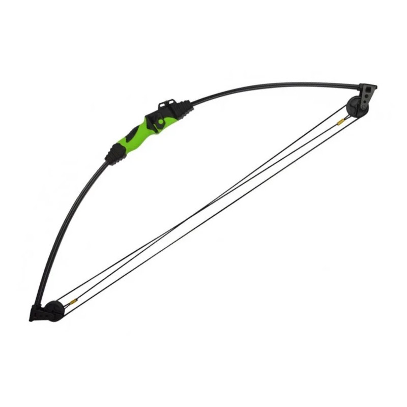 Лук Man Kung MK-CB015 BK, блочный (черный, зеленый) KIT, 12 Lbs