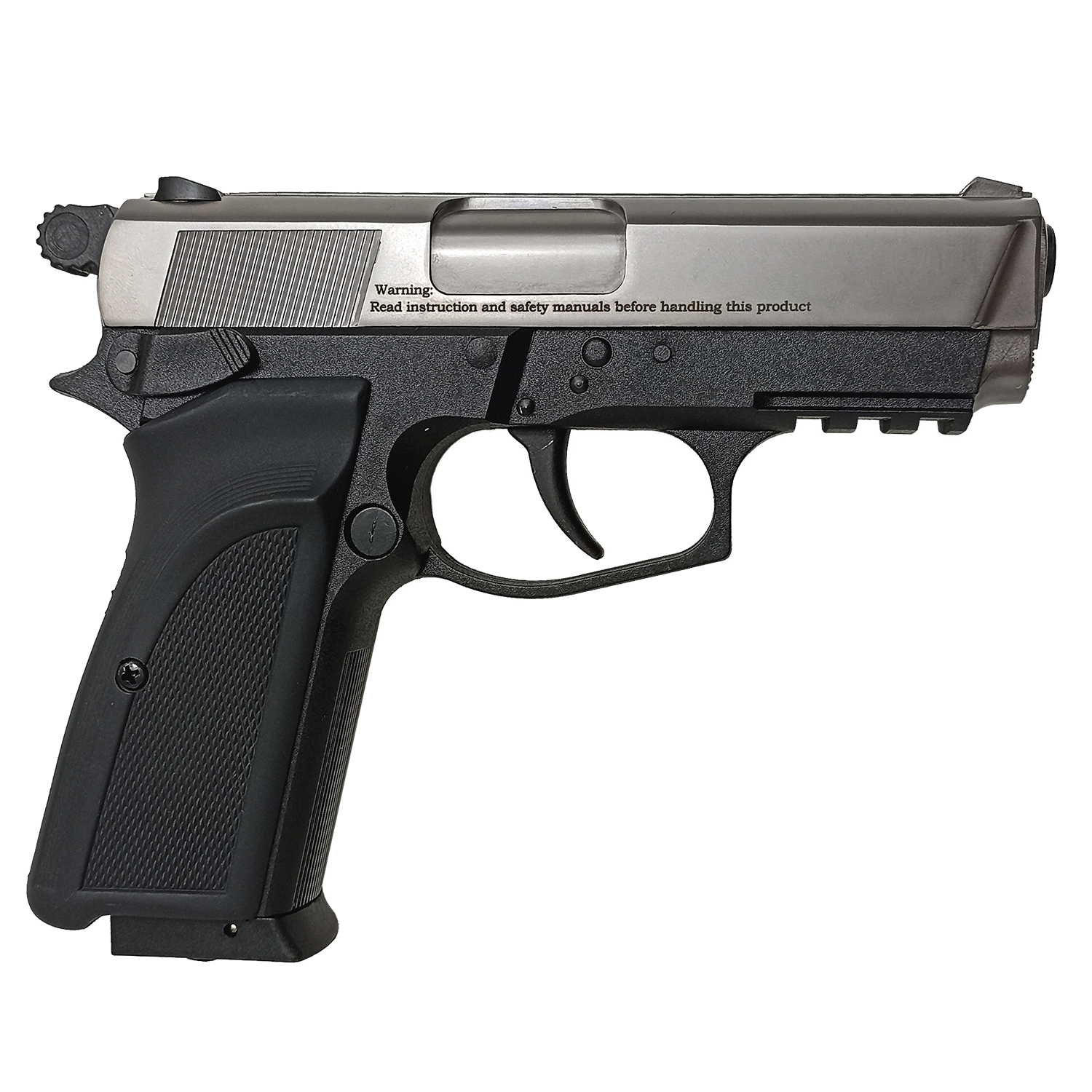Пистолет пневматический EKOL ES P66 C FUME (никель) калибр 4,5 мм. 3 Дж.