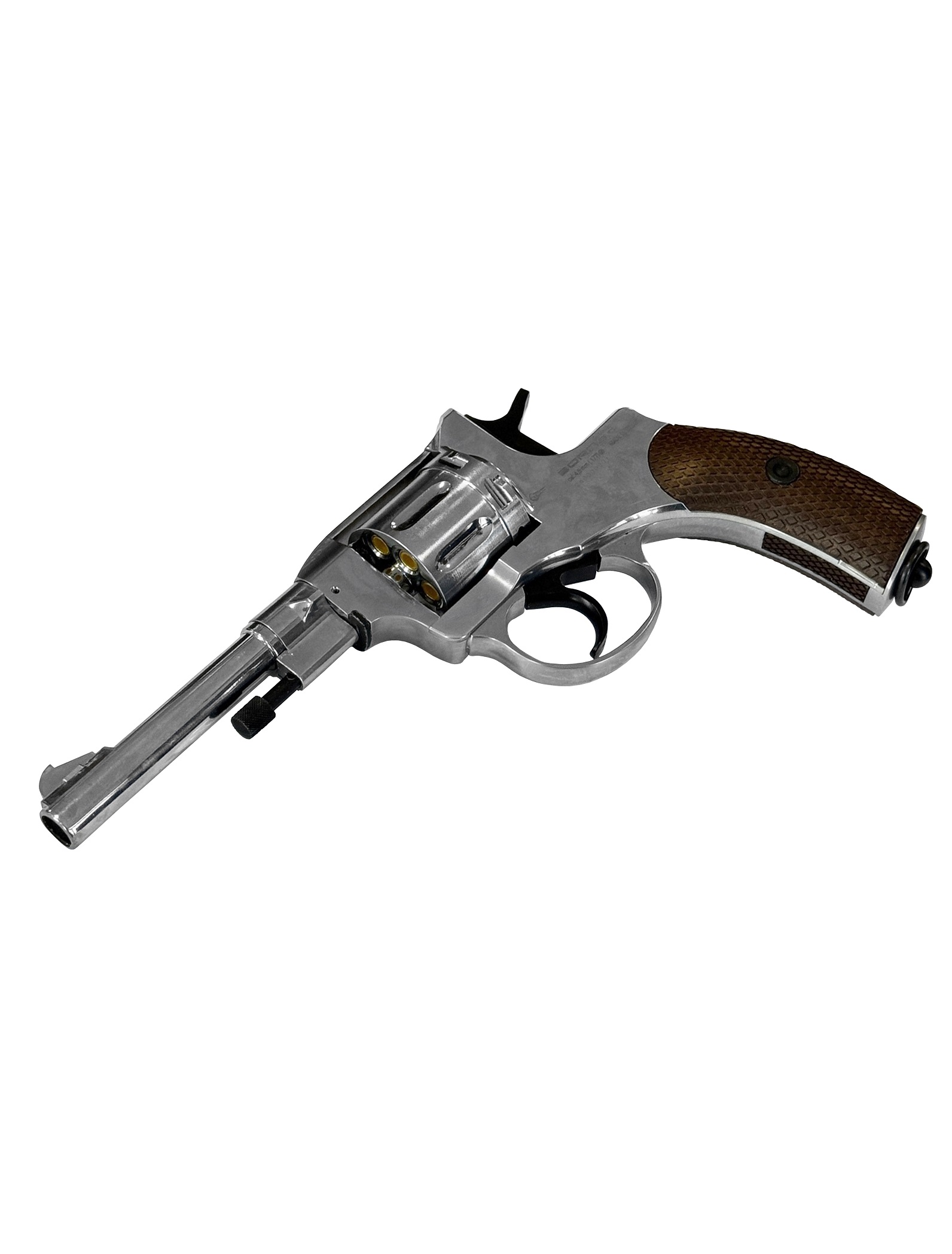 Револьвер пневматический Borner NGT-B Silver (гладкоствольный)