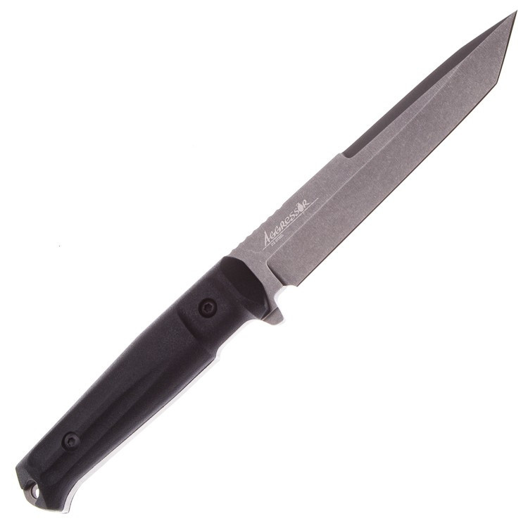 Нож Kizlyar Supreme Aggressor D2 TW (черная рукоять)