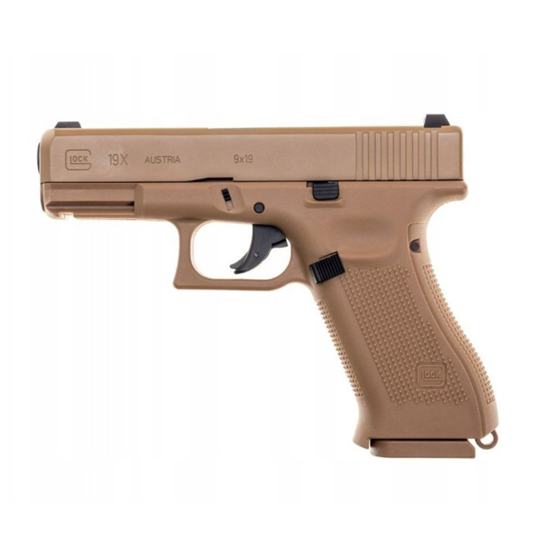 Пистолет пневматический Umarex Glock 19X (TAN, BlowBack)