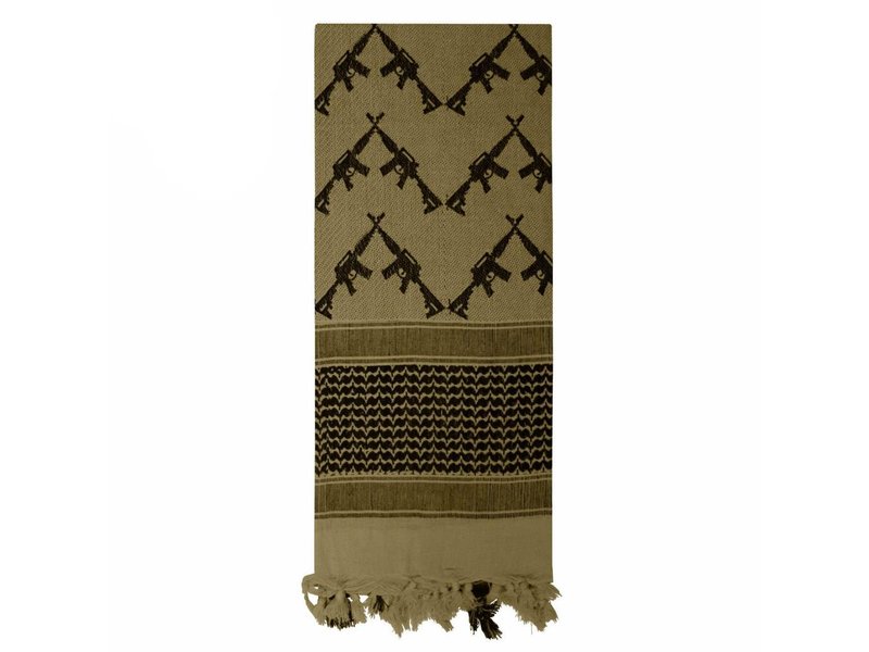 Арафатка CROSSED RIFLES SHEMAGH TACTICAL COYOTE, код Rothco 8737