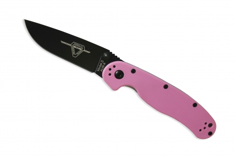 Нож Ontario Rat II 8863 розовый