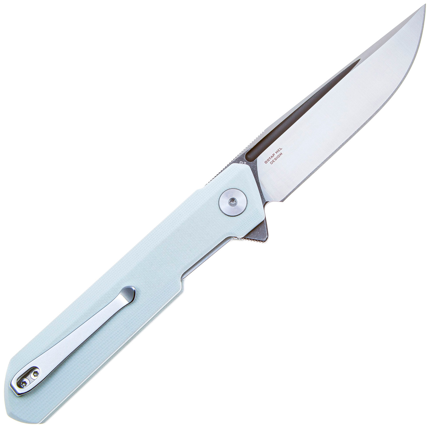 Нож складной Bestech Dundee BMK01G, белый, G10, D2