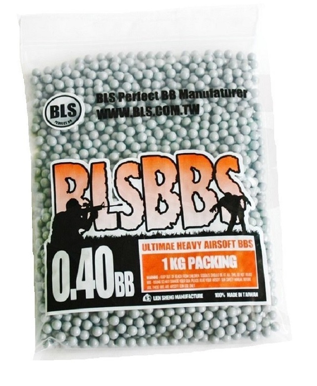 Шарики BLS 0,40 (1 кг, белые, пакет) Taiwan 1KG-H40