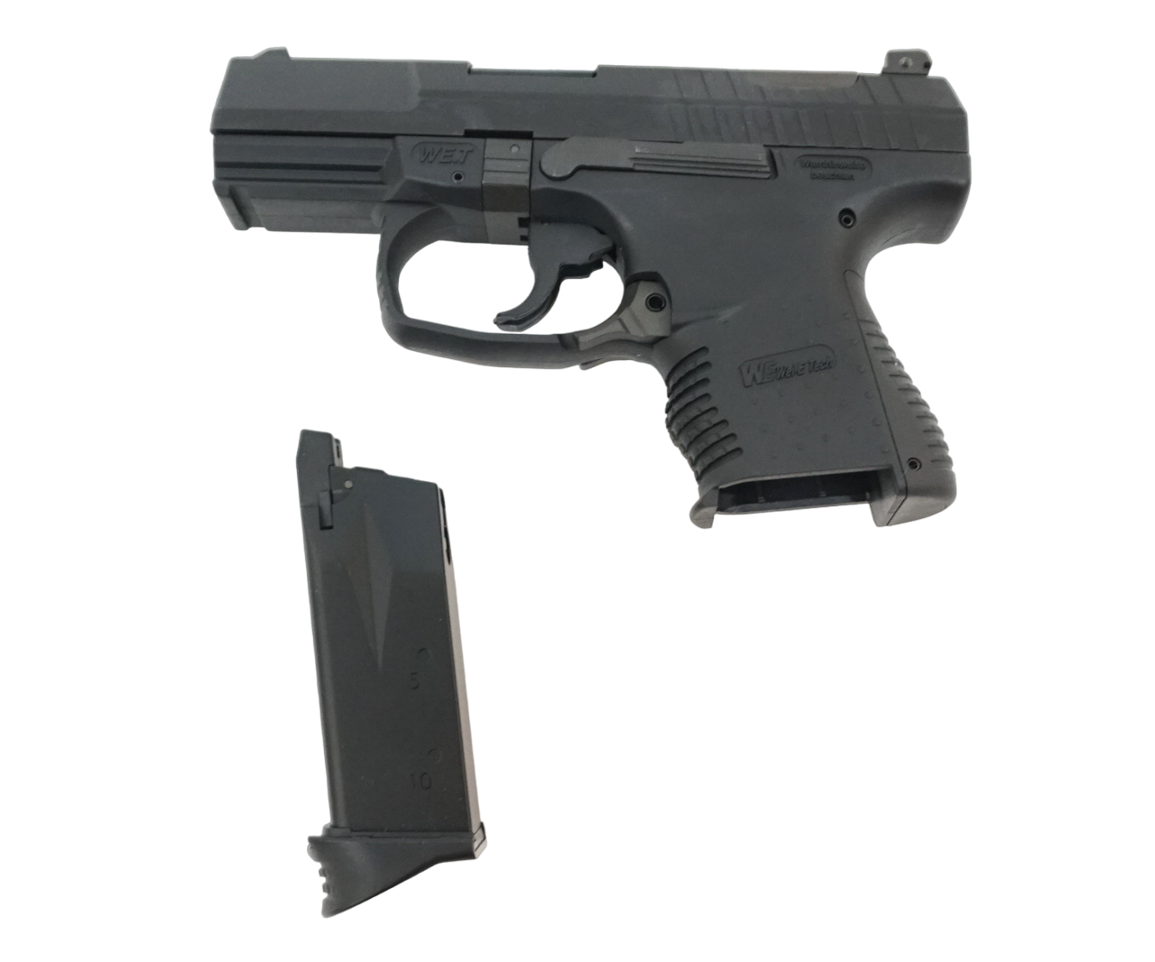 Пистолет страйкбольный (WE) WALTHER P99 COMPACT GBB, металл, WE-PX002-BK