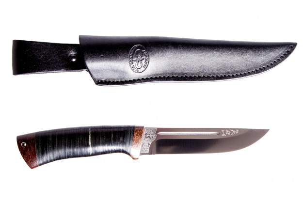 Нож АиР "Бекас" кожа, 95х18, Златоуст