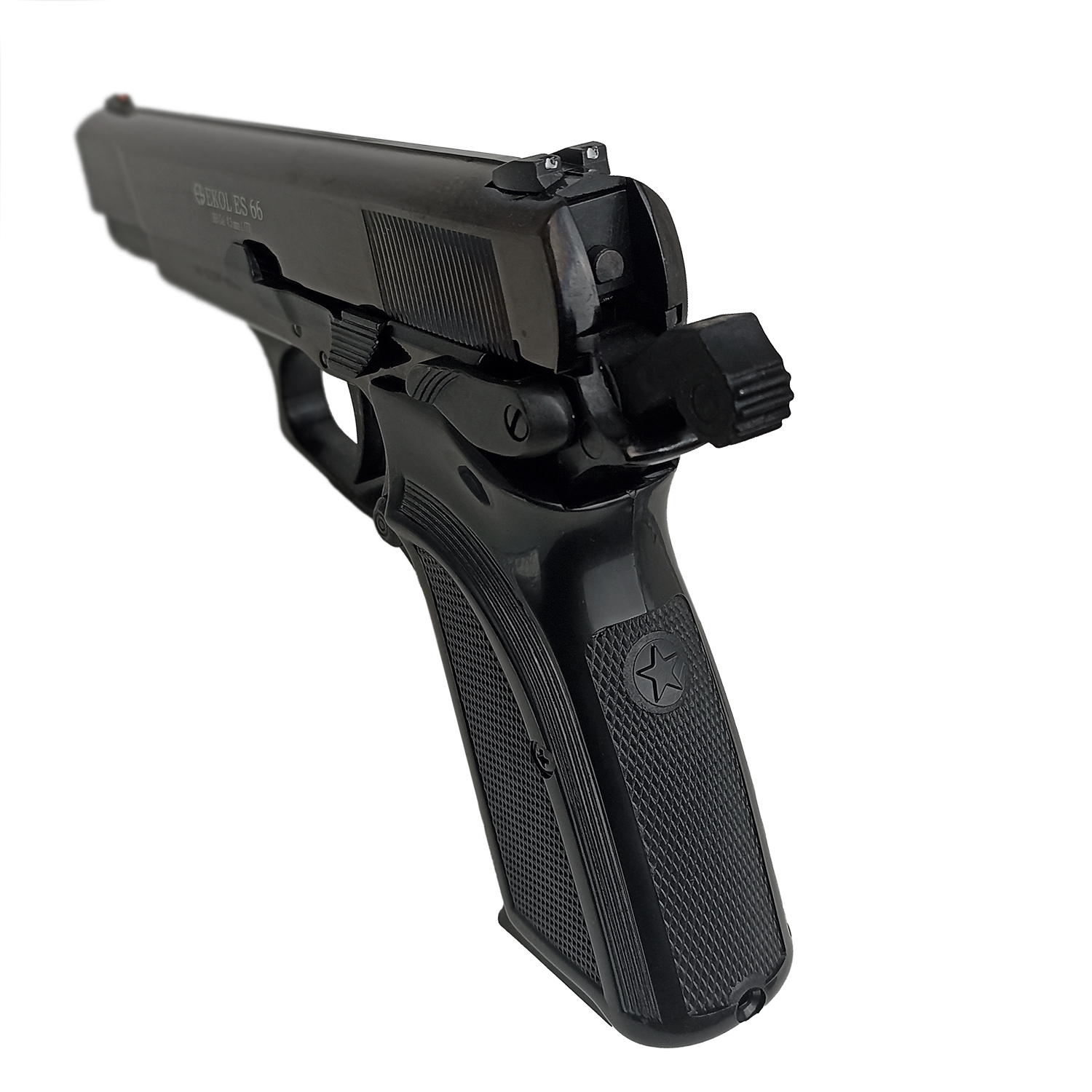 Пистолет пневматический EKOL ES 66 Black (металл) калибр 4,5 мм. 3 Дж.