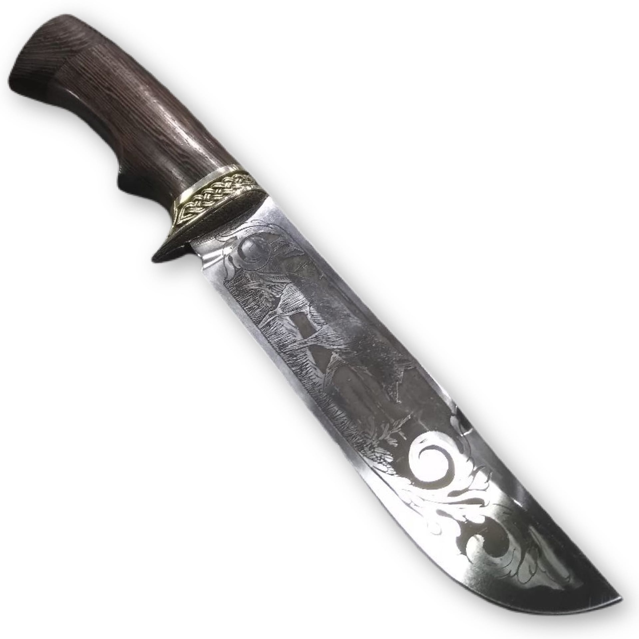 Нож Семина "Варяг" кованая сталь, 95х18, венге, литье
