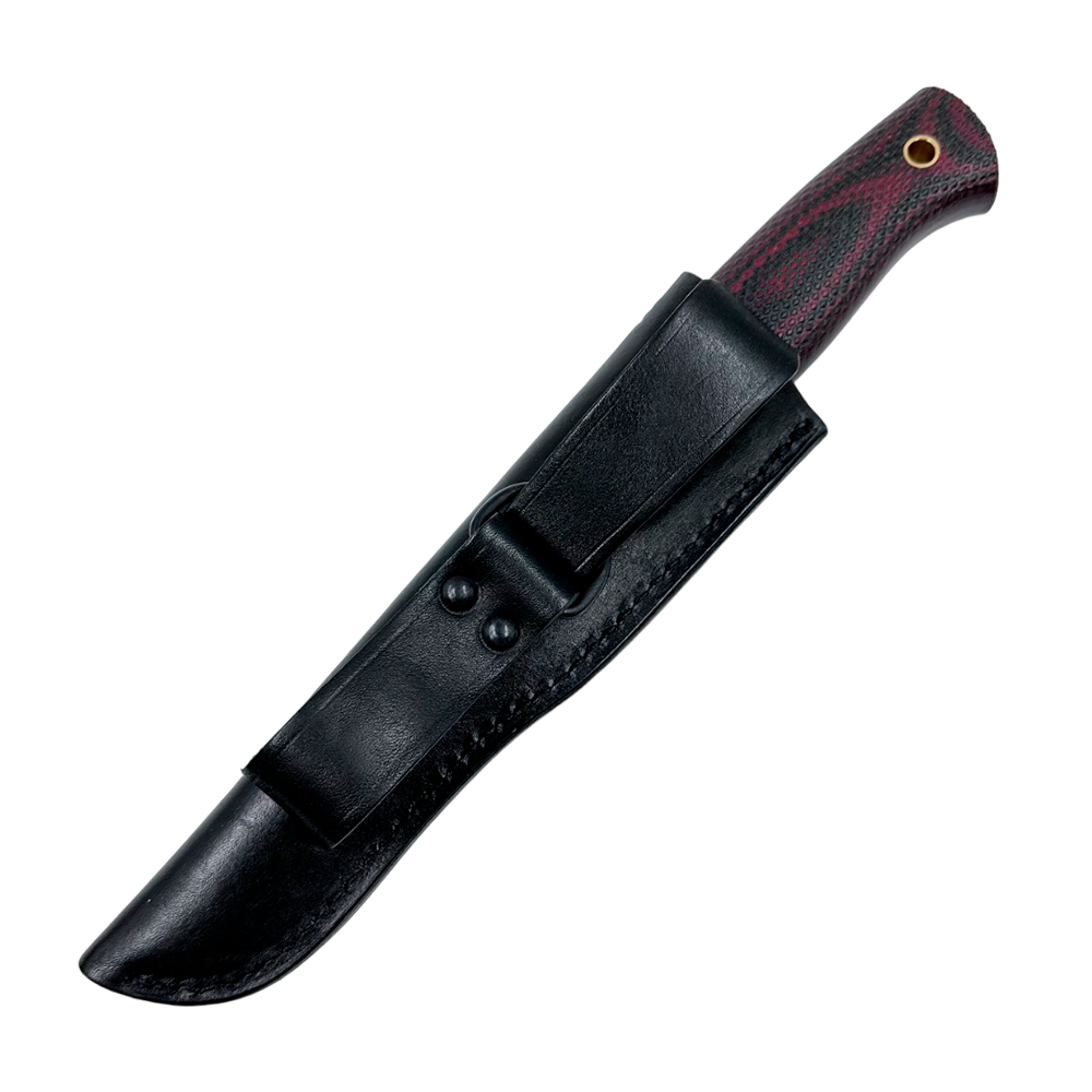 Нож Южный крест Норт Эксперт 349.5254 (CPR, красно-черная микарта, гарда латунь)