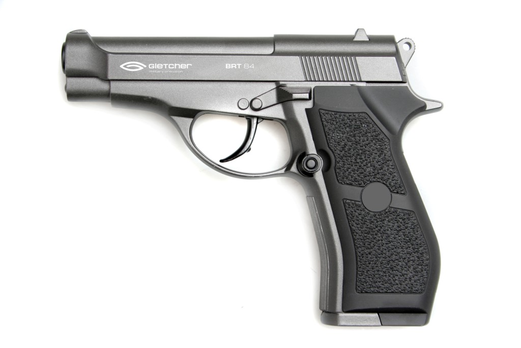 Пневматический пистолет Gletcher BRT84 (beretta) 4,5 мм