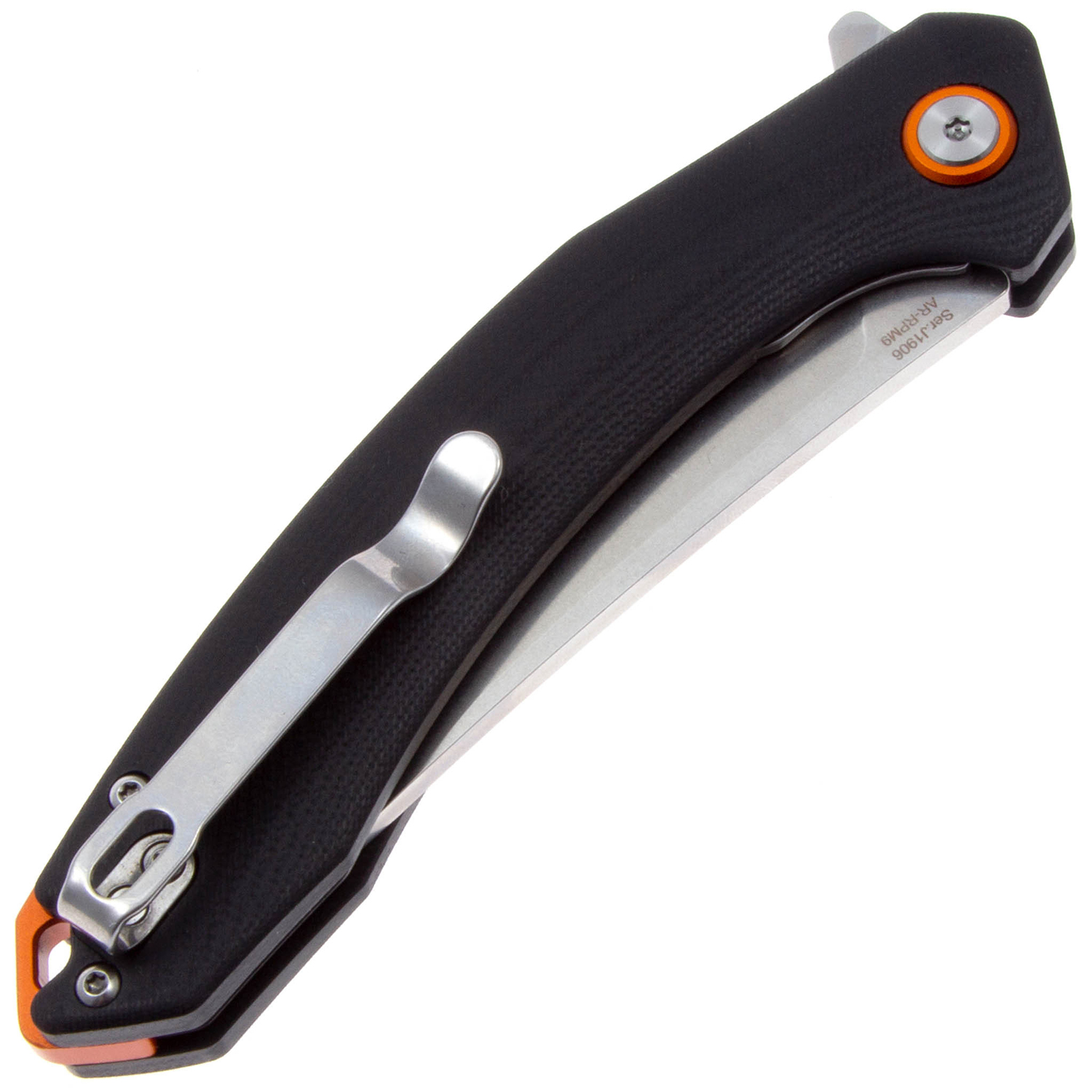 Нож CJRB Gobi J1906-BKC, рукоять черная G10, AR-RPM9