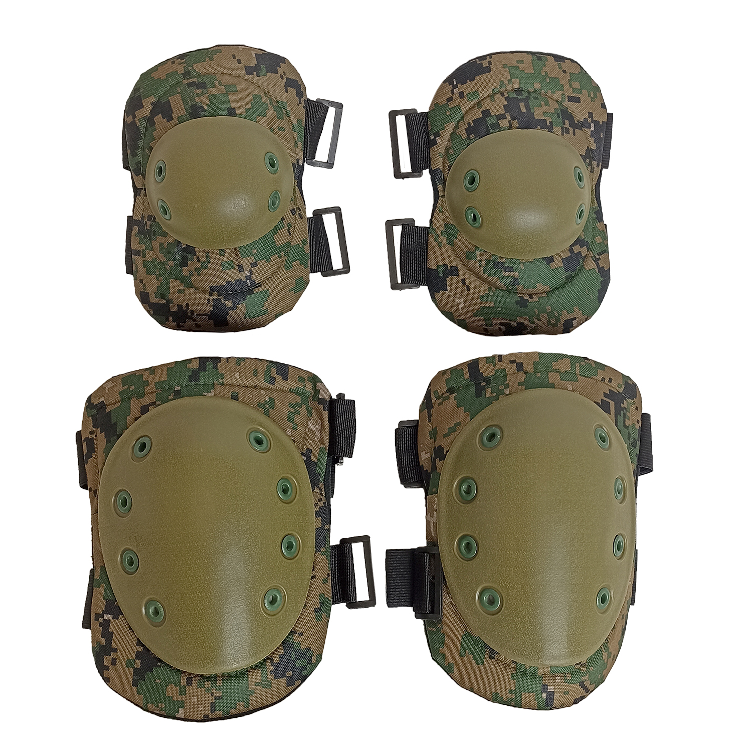 Комплект наколенники и налокотники Digital Woodland AS-PG0022DW