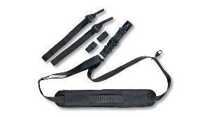 Ремень тактический трехточечный (с наплечником) черный (ТS-102-BK) Вектор Wartech