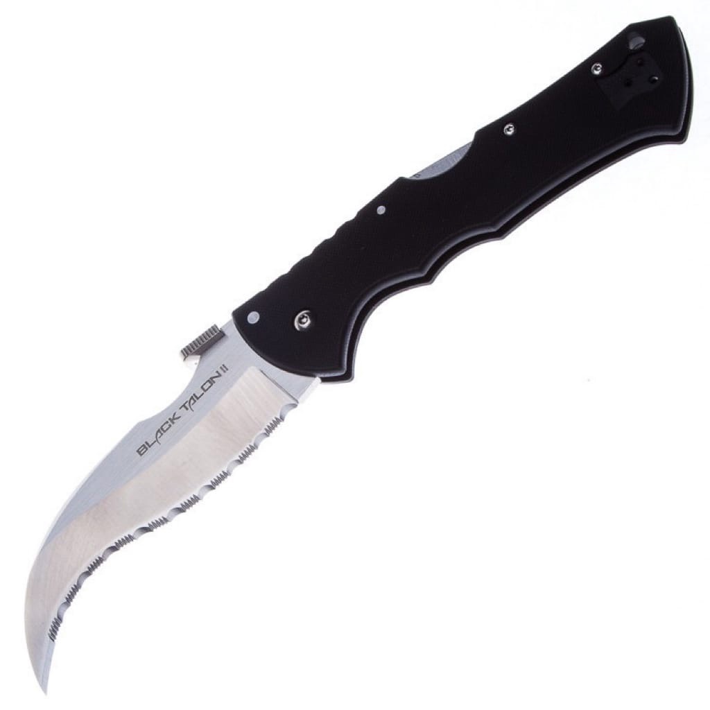 Нож Cold Steel "Black Talon II" складной, рукоять G-10, сталь S35VN