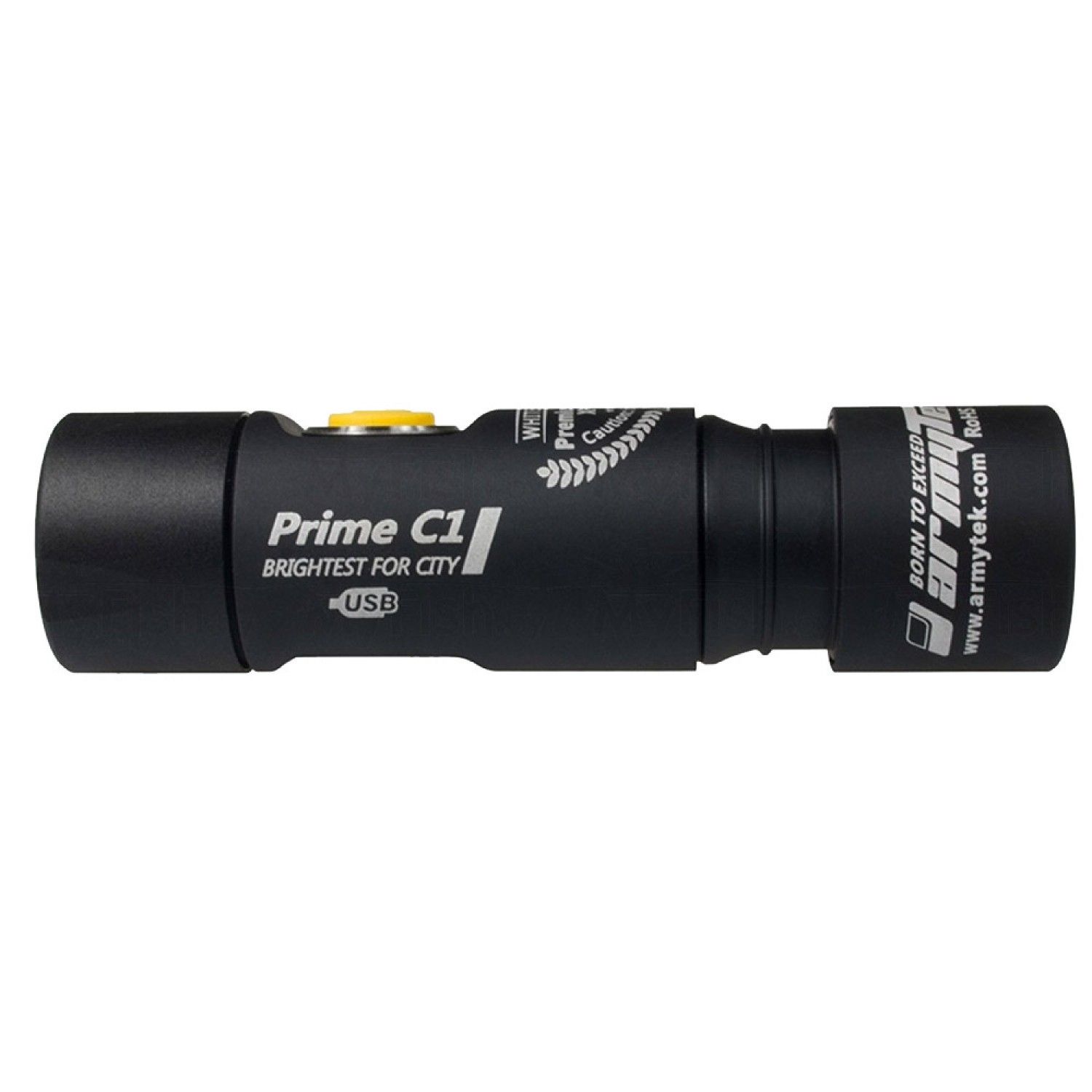 Фонарь Armytek Prime C1 XP-L USB (Теплый свет) (Серебро)