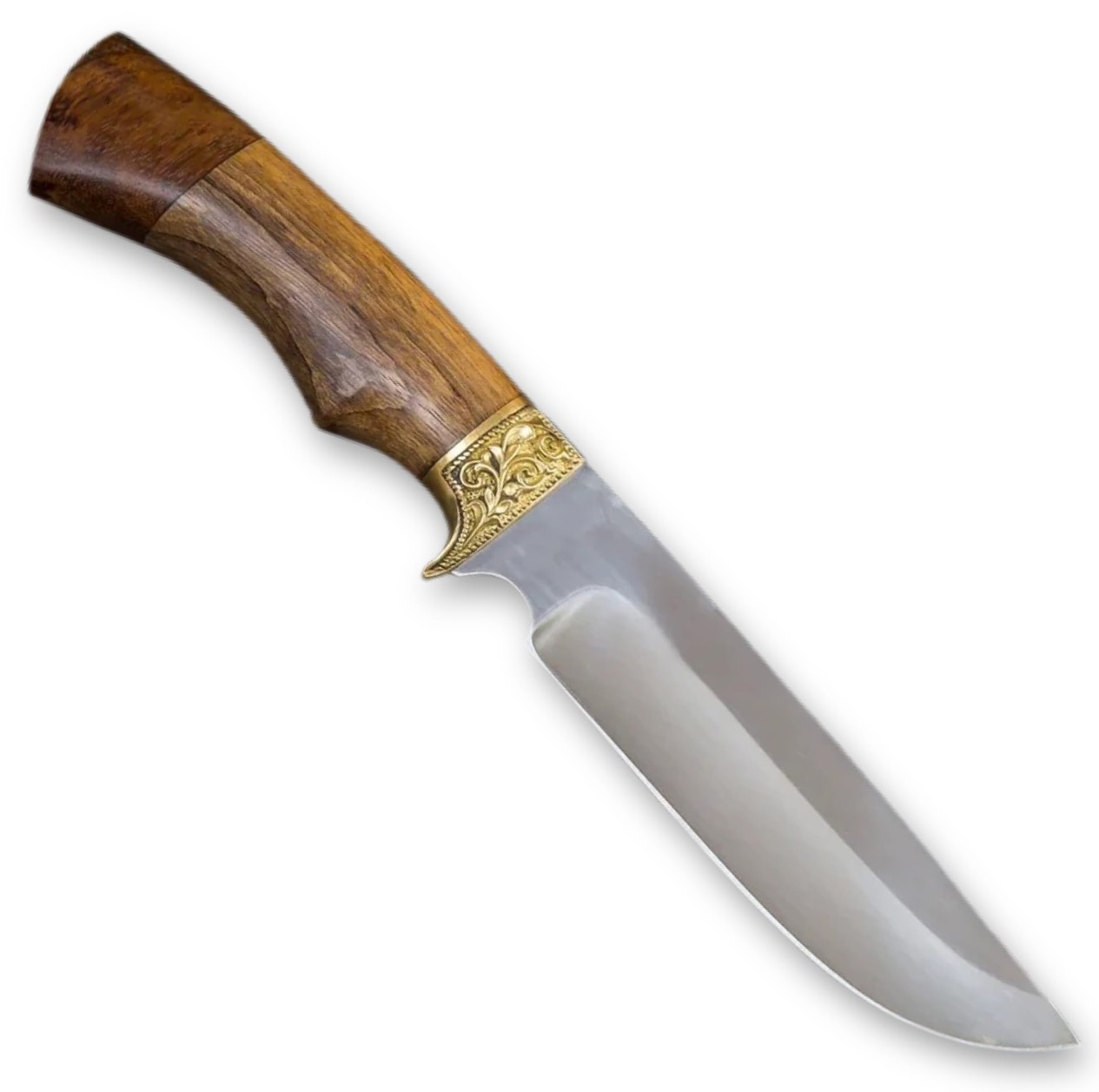 Нож "Лорд" ст.65х13, литье, ценные породы дерева, Семина