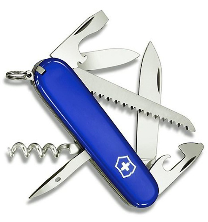 Нож Victorinox "Camper" 1.3613.2R синий (91 mm)
