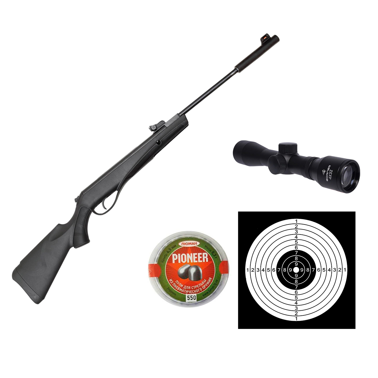 Винтовка пневматическая RETAY 70S Black (базовый комплект)