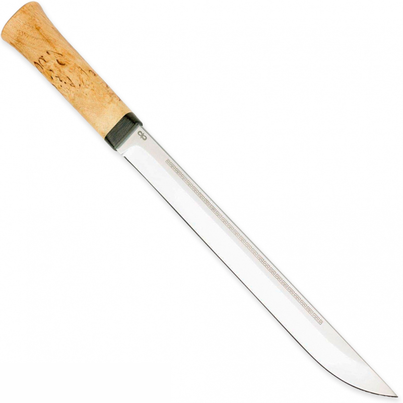 Нож АиР "Бурятский большой" карельская береза, 95х18, Златоуст