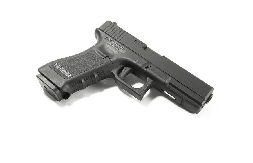 Пистолет страйкбольный KJW Glock 17 с резьбой, KP-17-TBC.CO2-BK