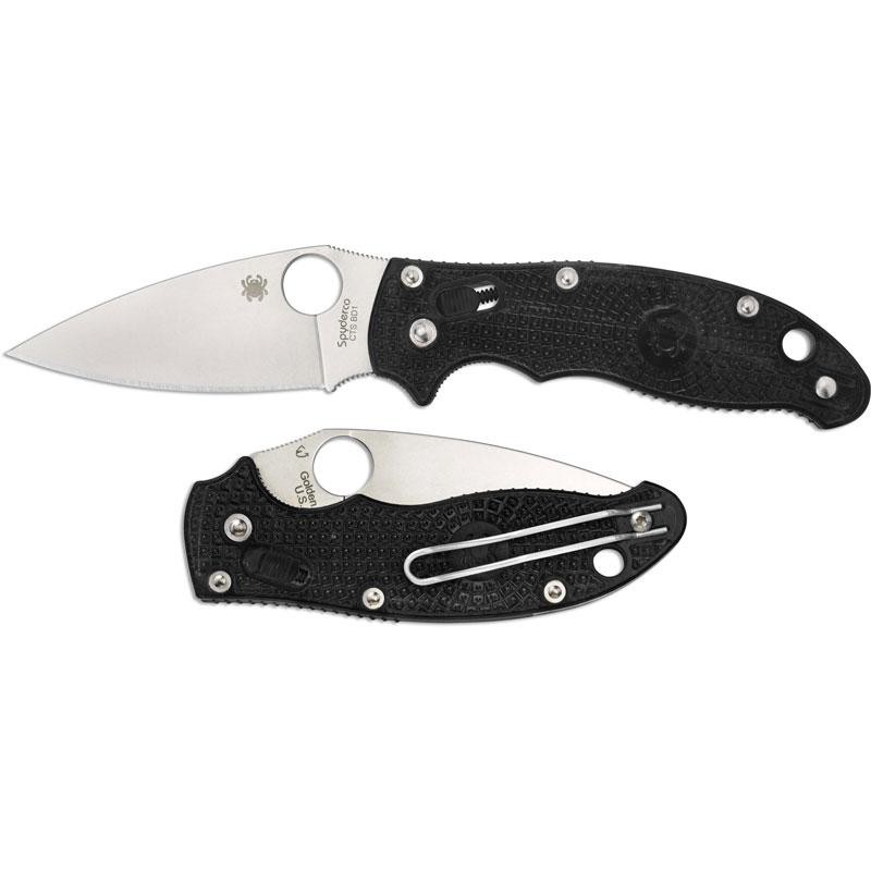 Нож Spyderco Manix 2 LTW Plain edge Black C101PBK2