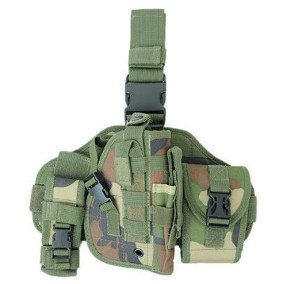 Кобура набедренная с платформой и подсумками molle AS-HL0028W