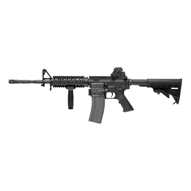 Автомат страйкбольный (G&G) TR16 R4 COMMANDO TGR-016-COM-BBB-NCM no BlowBack (135-145 m/s) Upgrade