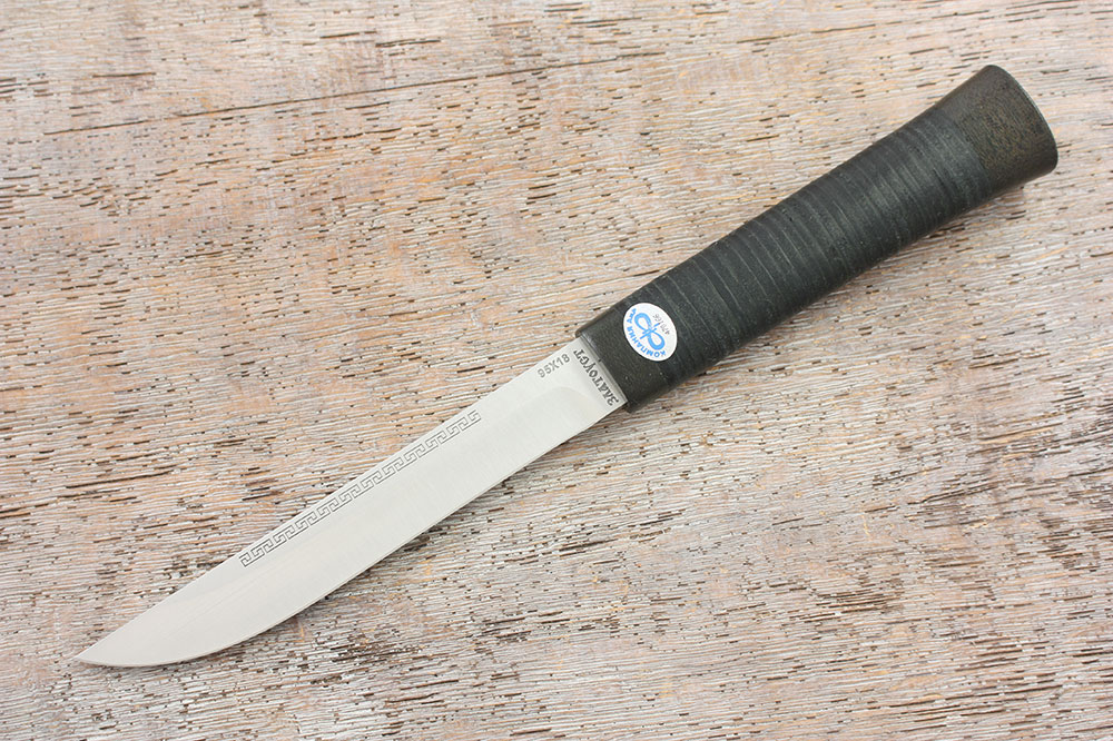 Нож АиР "Бурятский малый" кожа, AUS-8, Златоуст