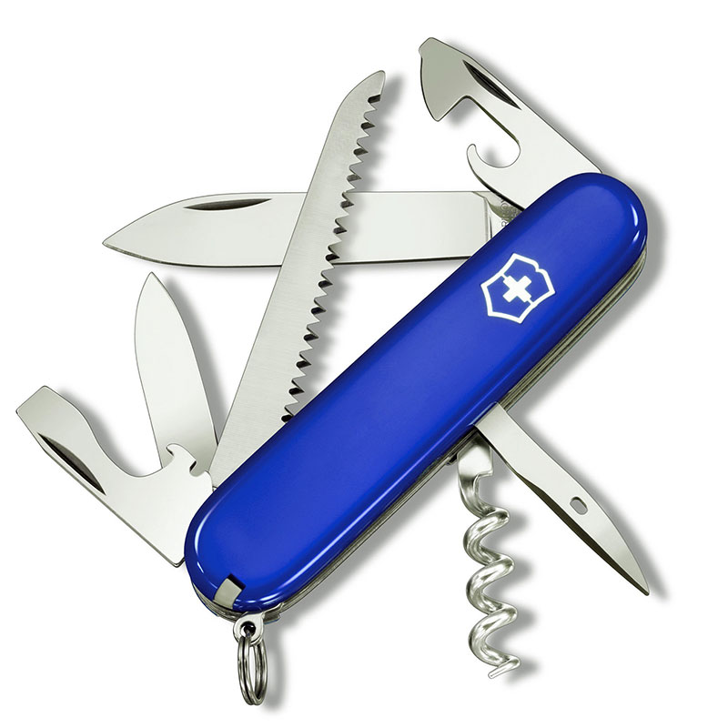 Нож Victorinox "Camper" 1.3613.2R синий (91 mm)