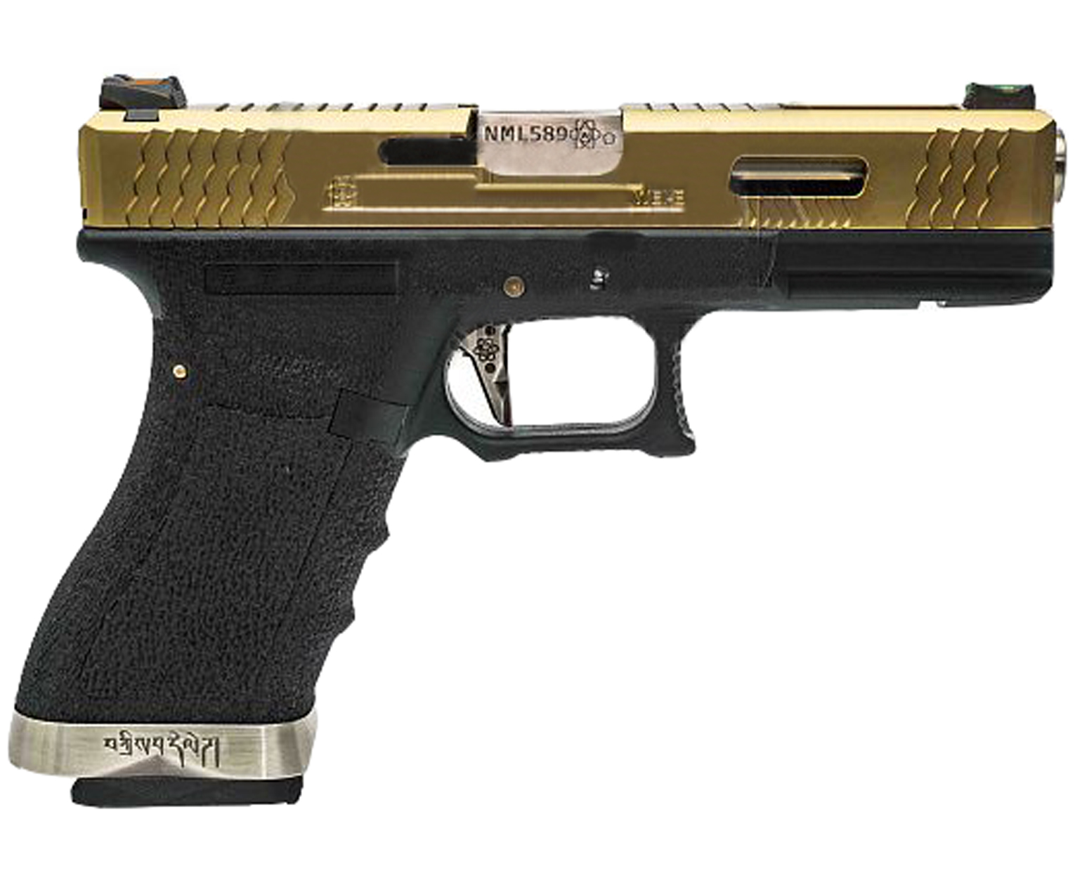 Пистолет страйкбольный (WE) Glock-17 G-Force WE-G001WET-TG