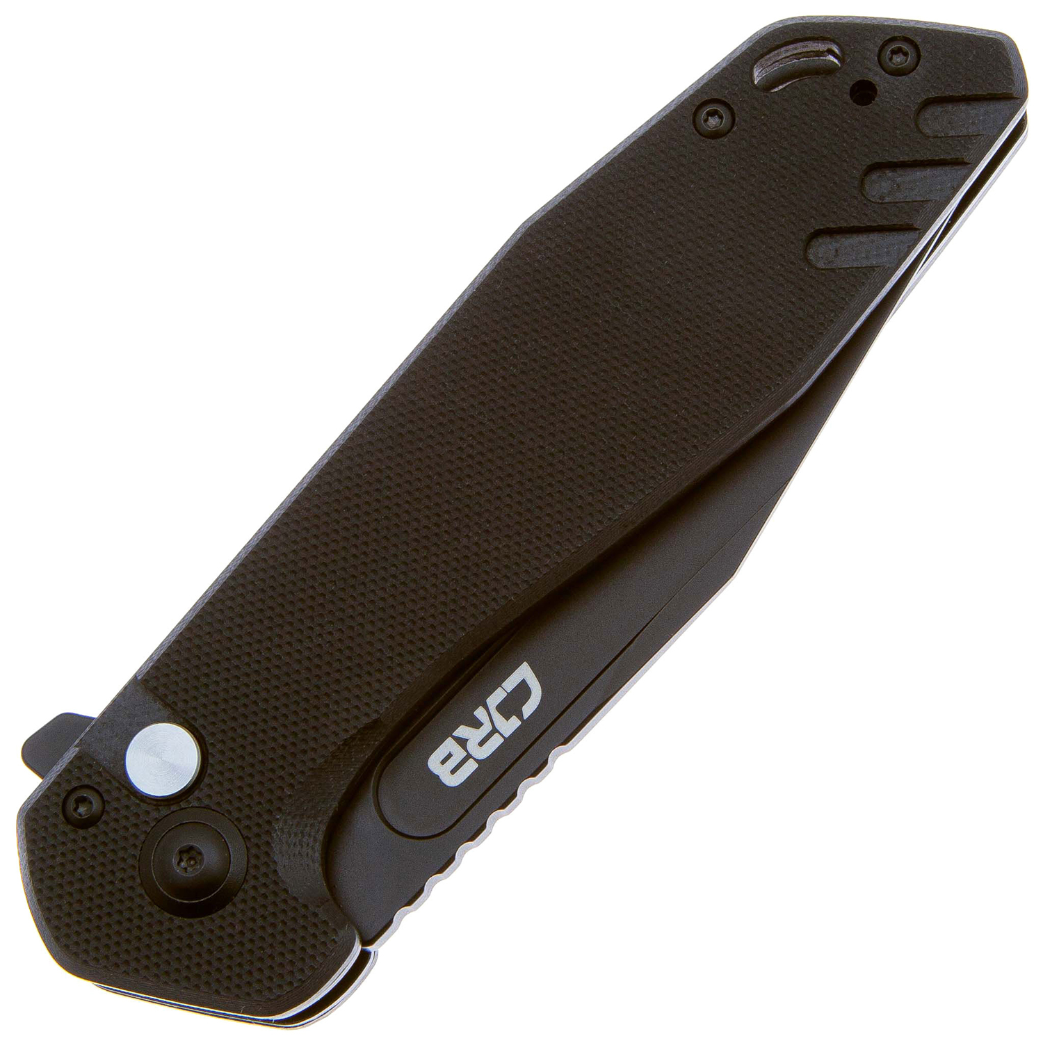 Нож CJRB Riff J1928-BBK, рукоять черная G10,черн.клинок, AR-RPM9