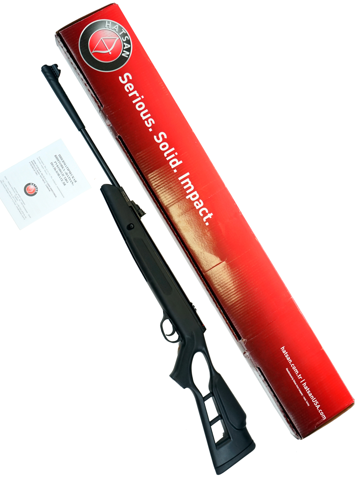 Винтовка пневматическая Hatsan Striker Edge (переломка, пластик) калибр 6,35 мм, 3 Дж.