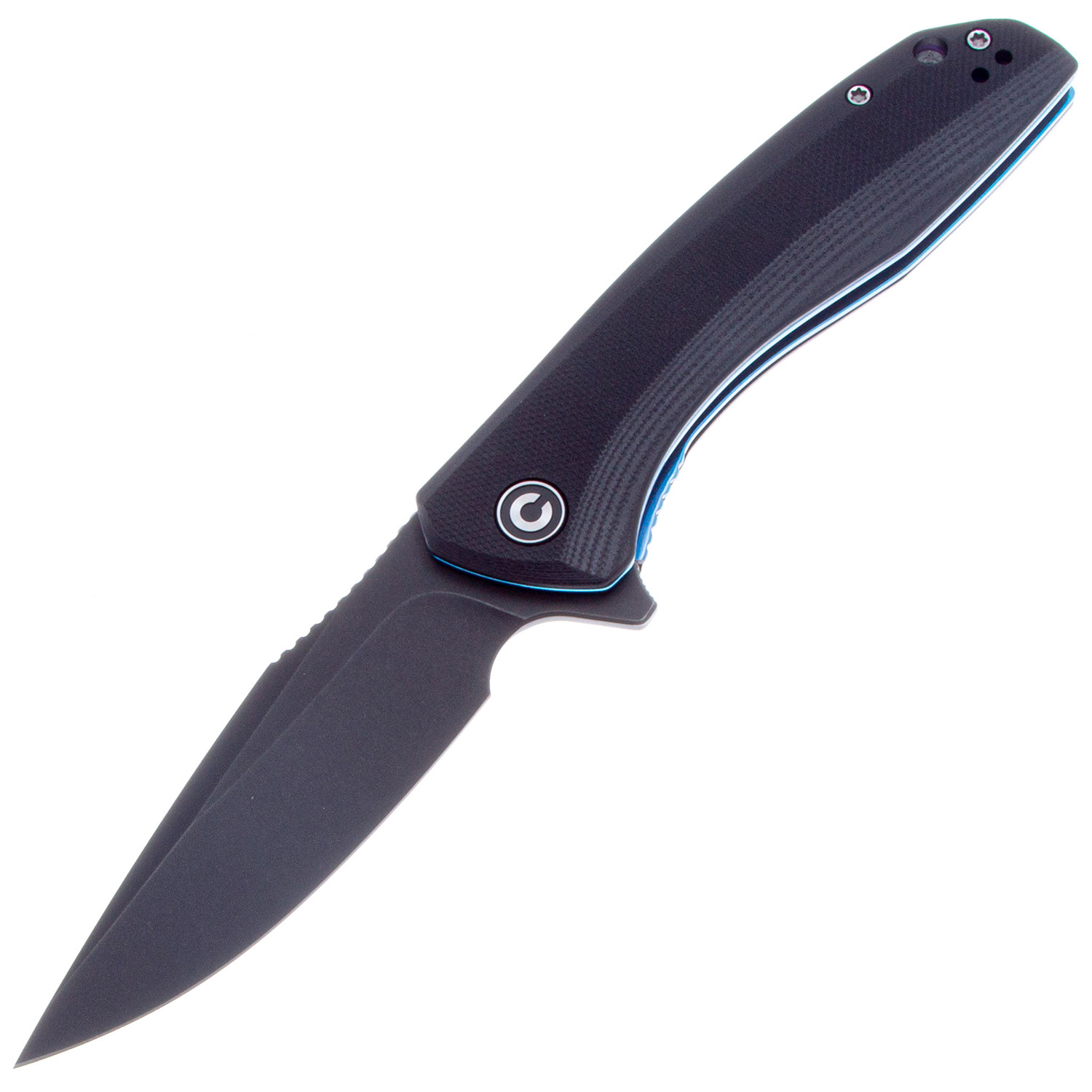 Нож Civivi "Baklash" сталь 9Cr18MoV, black stonewashed, рукоять G10, Black